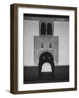 Court of Myrtles in the Alhambra, a 13th Century Palace of Moorish Kings-David Lees-Framed Photographic Print