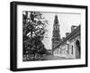 Court of Oranges and Mosque, Cordoba, Spain, 1893-John L Stoddard-Framed Giclee Print