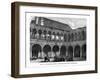 Court of the Convent of Mercy, Mexico, 19th Century-H Catenacci-Framed Giclee Print