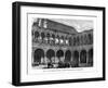 Court of the Convent of Mercy, Mexico, 19th Century-H Catenacci-Framed Giclee Print