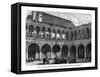 Court of the Convent of Mercy, Mexico, 19th Century-H Catenacci-Framed Stretched Canvas