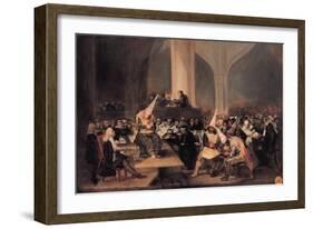 Court of the Inquisition-Francisco de Goya-Framed Giclee Print