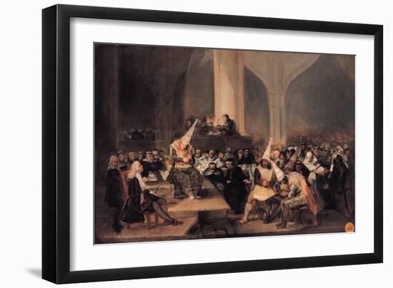 Court of the Inquisition-Francisco de Goya-Framed Giclee Print