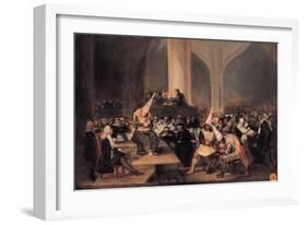 Court of the Inquisition-Francisco de Goya-Framed Giclee Print