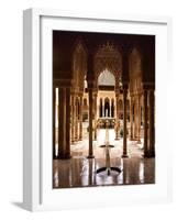 Court of the Lions, 14th century, Alhambra Palace, Spain-null-Framed Photographic Print