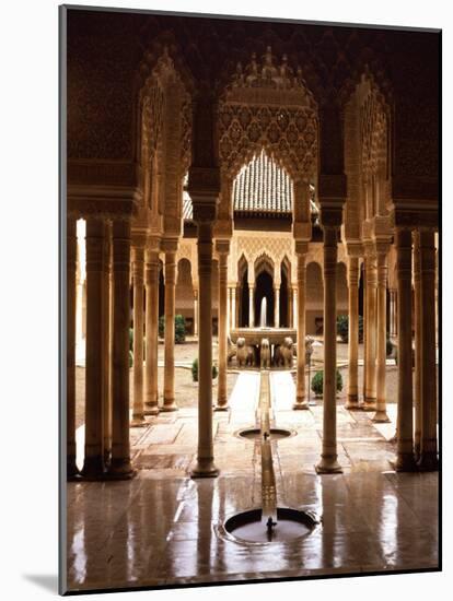 Court of the Lions, 14th century, Alhambra Palace, Spain-null-Mounted Photographic Print