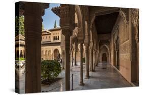 Court of the Lions, Alhambra, Granada, Province of Granada, Andalusia, Spain-Michael Snell-Stretched Canvas