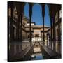 Court of the Lions, Alhambra, Granada, Province of Granada, Andalusia, Spain-Michael Snell-Stretched Canvas