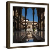 Court of the Lions, Alhambra, Granada, Province of Granada, Andalusia, Spain-Michael Snell-Framed Photographic Print