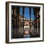 Court of the Lions, Alhambra, Granada, Province of Granada, Andalusia, Spain-Michael Snell-Framed Photographic Print