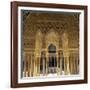 Court of the Lions, Alhambra Palace, UNESCO World Heritage Site, Granada, Andalucia, Spain, Europe-Stuart Black-Framed Photographic Print