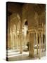 Court of the Lions, Alhambra, Unesco World Heritage Site, Granada, Andalucia, Spain-Michael Busselle-Stretched Canvas