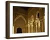 Court of the Lions in the Alhambra Palace in Granada, Andalucia, Spain-Michael Busselle-Framed Photographic Print