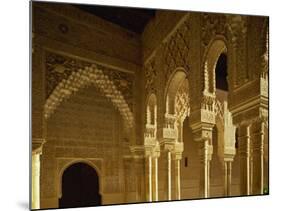 Court of the Lions in the Alhambra Palace in Granada, Andalucia, Spain-Michael Busselle-Mounted Photographic Print