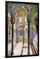 Court of the Lions, the Alhambra, Granada, Andalusia, Spain, C1924-null-Framed Giclee Print