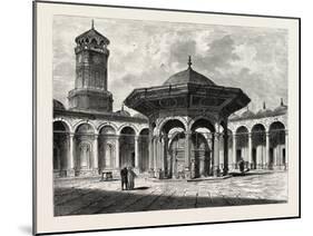 Court of the Mosque of Mohammed Ali in the Citadel. Egypt, 1879-null-Mounted Giclee Print