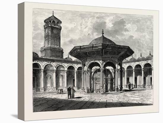 Court of the Mosque of Mohammed Ali in the Citadel. Egypt, 1879-null-Stretched Canvas