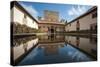 Court of the Myrtles, Alhambra, Granada, Province of Granada, Andalusia, Spain-Michael Snell-Stretched Canvas