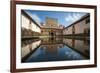 Court of the Myrtles, Alhambra, Granada, Province of Granada, Andalusia, Spain-Michael Snell-Framed Photographic Print