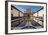 Court of the Myrtles, Alhambra, Granada, Province of Granada, Andalusia, Spain-Michael Snell-Framed Photographic Print