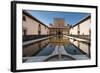 Court of the Myrtles, Alhambra, Granada, Province of Granada, Andalusia, Spain-Michael Snell-Framed Photographic Print