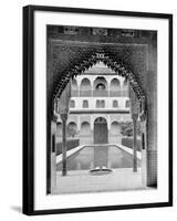 Court of the Myrtles, Alhambra, Spain, 1893-John L Stoddard-Framed Giclee Print