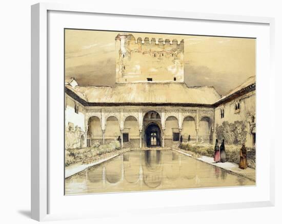 Court of the Myrtles-John Frederick Lewis-Framed Giclee Print