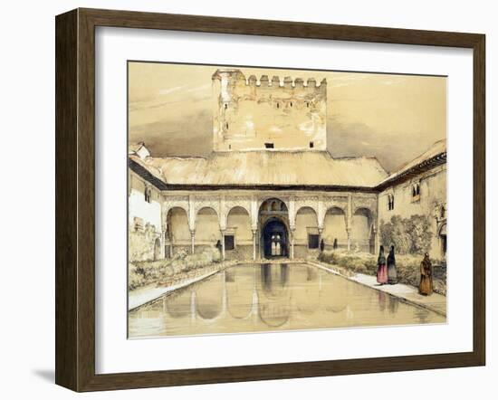 Court of the Myrtles-John Frederick Lewis-Framed Giclee Print