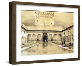 Court of the Myrtles-John Frederick Lewis-Framed Giclee Print