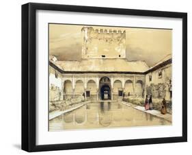 Court of the Myrtles-John Frederick Lewis-Framed Giclee Print