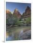 Court of the Patriarchs, Virgin River, Zion National Park, Utah, Usa-Rainer Mirau-Framed Photographic Print