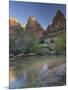 Court of the Patriarchs, Virgin River, Zion National Park, Utah, Usa-Rainer Mirau-Mounted Photographic Print