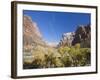 Court of the Patriarchs, Zion National Park in Autumn, Utah, USA-Jean Brooks-Framed Photographic Print