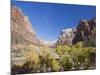 Court of the Patriarchs, Zion National Park in Autumn, Utah, USA-Jean Brooks-Mounted Photographic Print