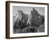 Court Of The Patriarchs Zion National Park Utah 1933-1942-Ansel Adams-Framed Art Print