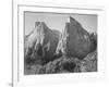 Court Of The Patriarchs Zion National Park Utah 1933-1942-Ansel Adams-Framed Art Print