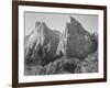 Court Of The Patriarchs Zion National Park Utah 1933-1942-Ansel Adams-Framed Art Print