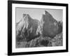 Court Of The Patriarchs Zion National Park Utah 1933-1942-Ansel Adams-Framed Art Print