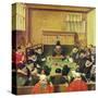 Court of Wards and Liveries, Presided over by the Master of the Court, Lord Burghley (1520-98),…-null-Stretched Canvas