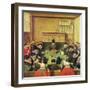 Court of Wards and Liveries, Presided over by the Master of the Court, Lord Burghley (1520-98),…-null-Framed Giclee Print