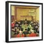 Court of Wards and Liveries, Presided over by the Master of the Court, Lord Burghley (1520-98),…-null-Framed Giclee Print