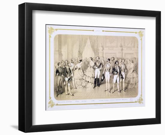 Court Reception at the Tuileries, Paris, 1854-Henri De Montaut-Framed Giclee Print