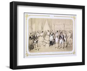 Court Reception at the Tuileries, Paris, 1854-Henri De Montaut-Framed Giclee Print