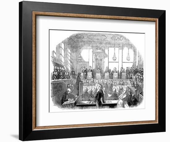 Court Room Scene, Mr M Naughten Trial-null-Framed Art Print