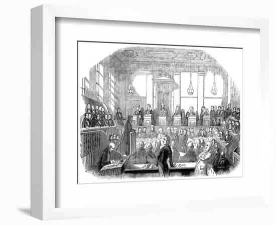 Court Room Scene, Mr M Naughten Trial-null-Framed Art Print