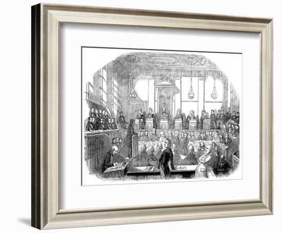 Court Room Scene, Mr M Naughten Trial-null-Framed Art Print