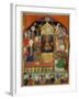 Court Scene from Shahnama, 14th century Iran Timurid Period-null-Framed Giclee Print