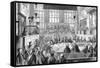 Court Scene, Newgate, 1862-Fred Bennett-Framed Stretched Canvas