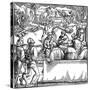 Court Session. Illustration from the Book Phisicke Against Fortune by Petrarch, 1532-Hans Holbein the Younger-Stretched Canvas