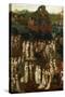 Court Society in Front of a Burgundian Castle-Jan van Eyck-Stretched Canvas